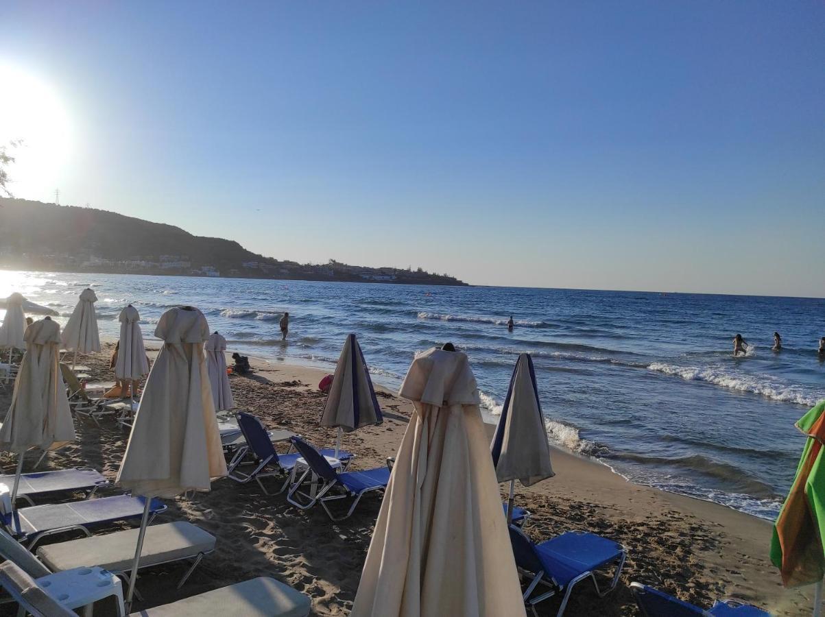 Dedalos N3 Sea View Apartment-30 Metres From The Beach Stalida Extérieur photo